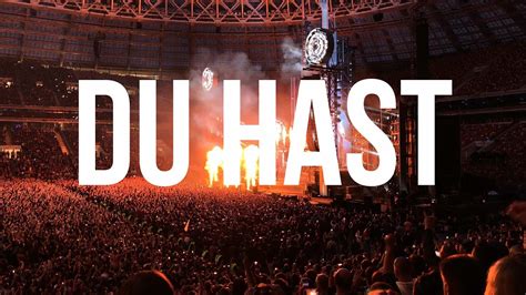 du hast youtube|rammstein du hast live.